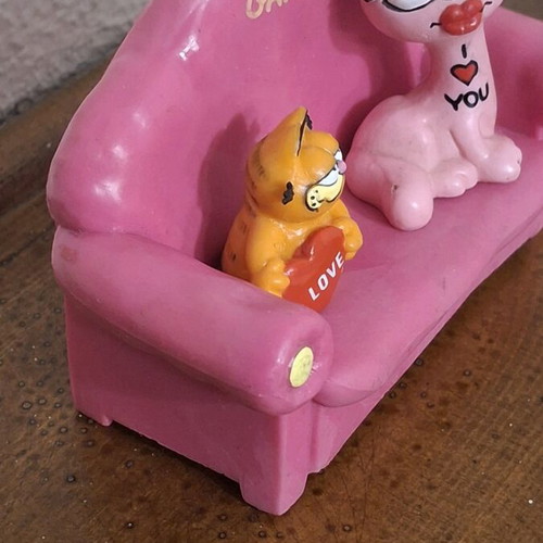 Vintage Garfield & Arlene on Couch PVC figure used