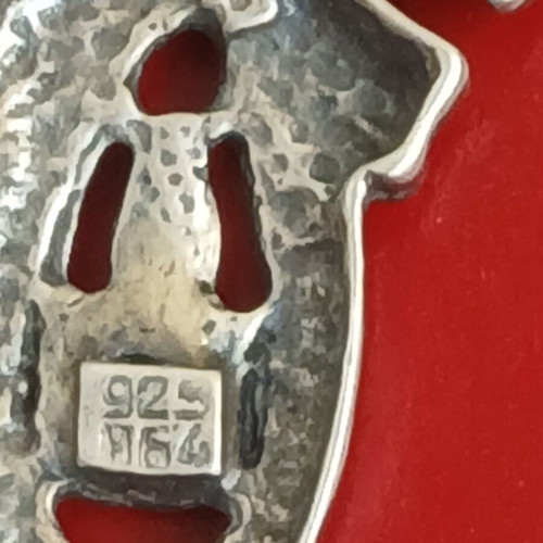 Silver 925 cross pendant with 60cm chain