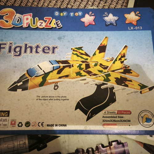 3D puzzle fighter used with damages