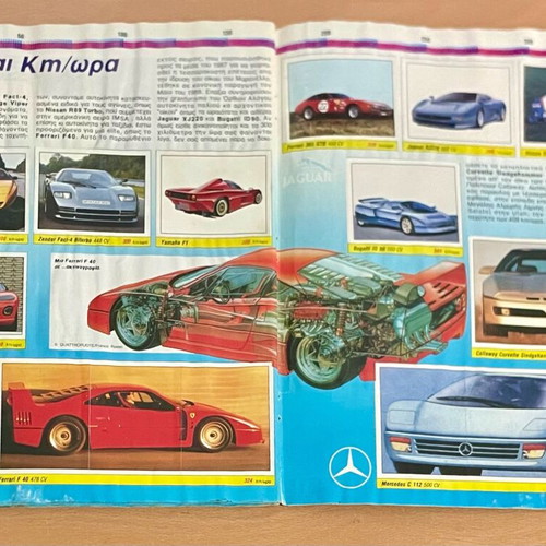 Auto 100-400 Panini sticker album used (1993)