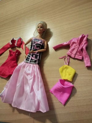 Barbie doll and clothes