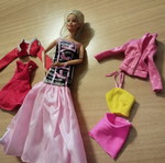 Barbie doll and clothes