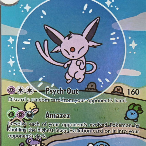 Pokemon Eevee, Espeon & Umbreon Bubble Cards in excellent condition