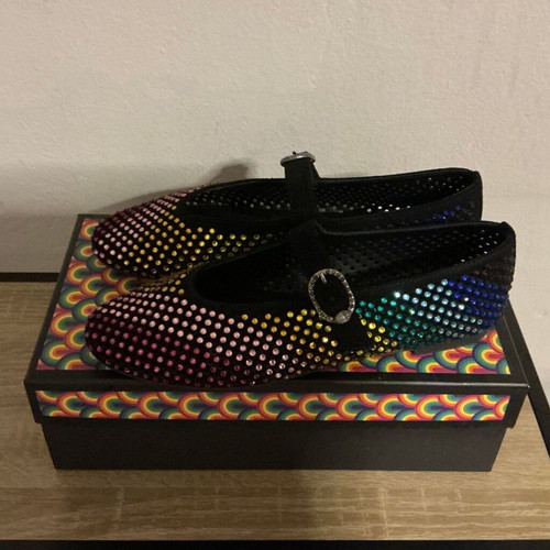 Kurt Geiger Mayfair Ballet Flats like new, multicolor