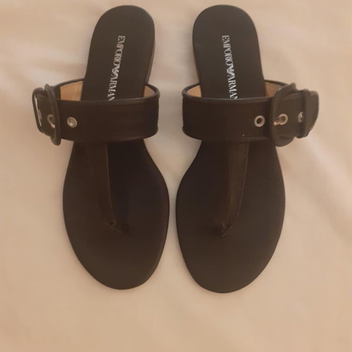 Emporio Armani sandals new, black, size 36