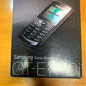Κινητό Τηλέφωνο Samsung GT E1170i Λευκό  Καινούργιο και σφραγισμένο στην συσκευασία του .