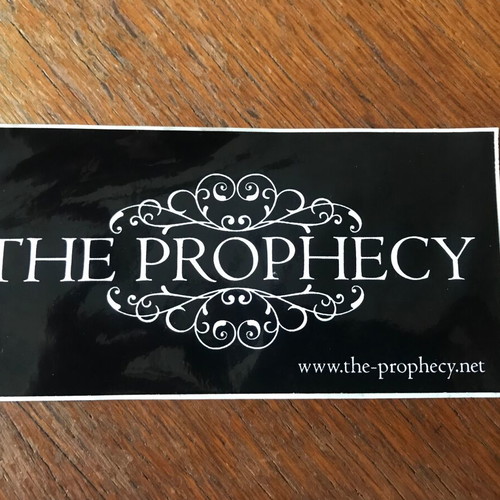 promo sticker/flyer: The Prophecy, Into the light, doom metal collectible lp vinyl my dying