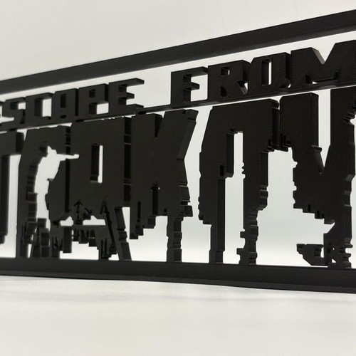 Escape From Tarkov Logo Desk Decor New 3D Printed