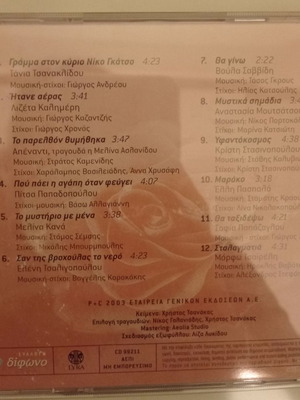 Ta Roda Tis Avlis Mas CD excellent condition