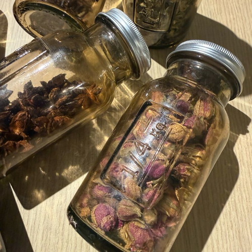 Vintage bottles used
