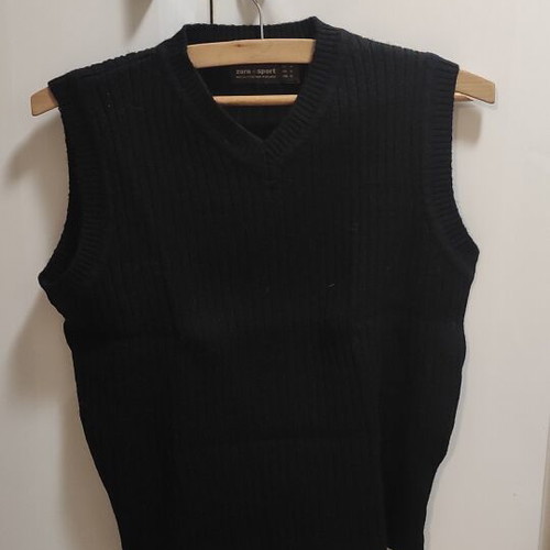 Zara men's vest black size M used unisex