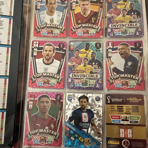 Κάρτες World Cup 2022 καινούργιες, 450+ με 13 μεγάλες limited edition και 8 μικρές