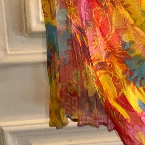 Kaftan Alexi Andriotti size large used, multicolor