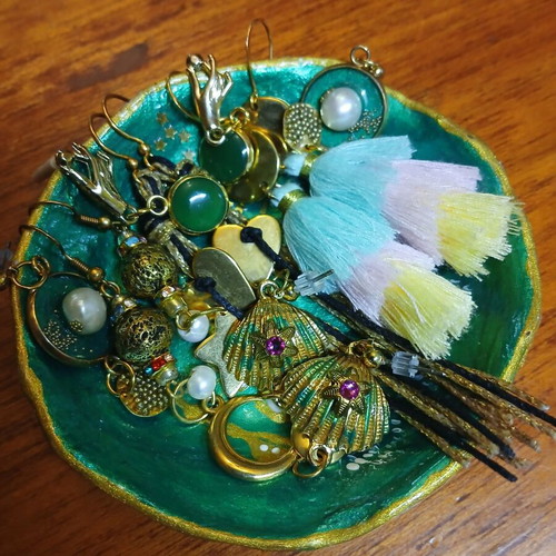 Lot earrings + gift