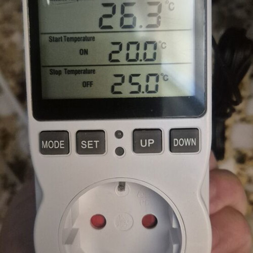 Digital Plug Thermostat with External Sensor New