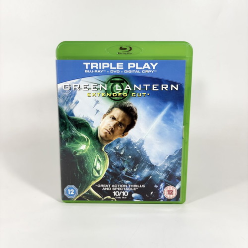 Green Lantern Extended Cut Blu-ray and DVD like new with English subtitles