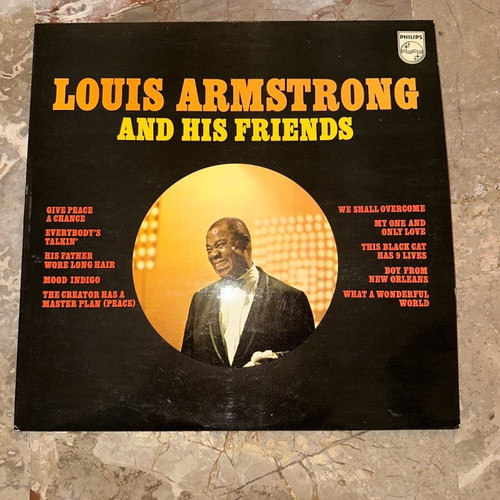 Louis Armstrong And His Friends LP used, jazz