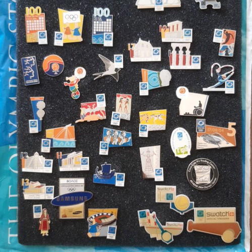 Olympic pins Athens 2004 collection like new