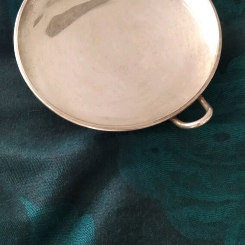 Silver-plated decorative Lambidis vessel like new, elegant