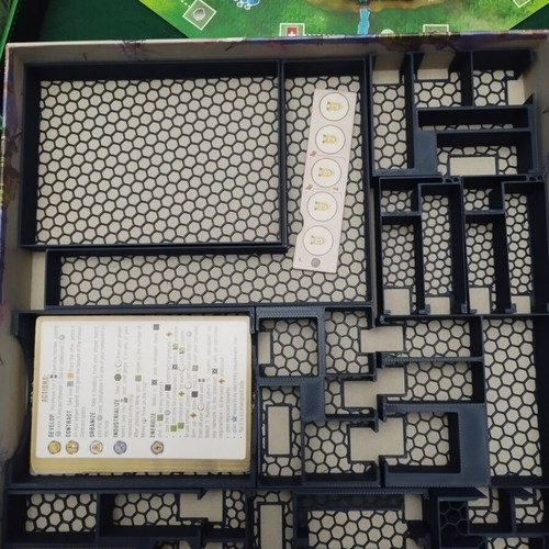 Nucleum 3D printed insert for board game custom orders
