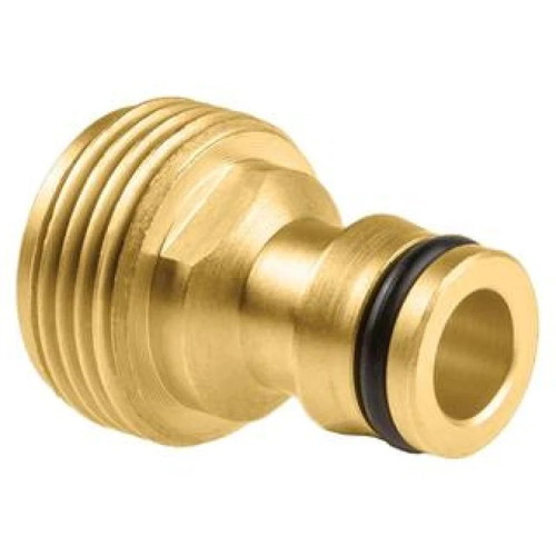 Brass faucet connectors new, set of 2 for garden watering