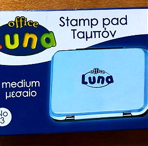 Ταμπόν σφραγίδας μεσαίο Stamp pad medium no. 3 Office Luna