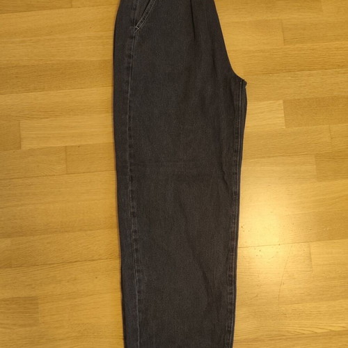 Dazy Mom Fit women's black washed grey jeans, size S