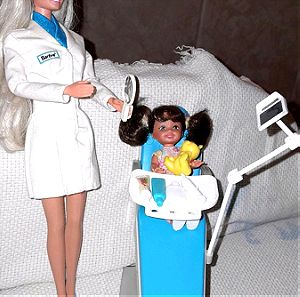 Συλλεκτικη Dentist Barbie (οδοντιατρος) 1997 της Mattel