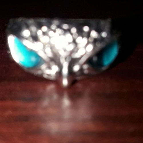 Unisex owl ring new with adjustable opening