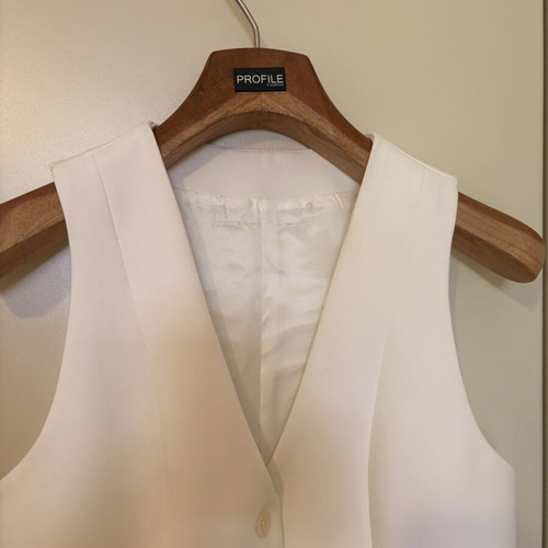 Zara vest like new, white, size M
