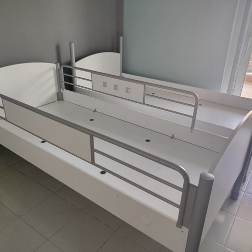 Cilek Matadis Bunk Bed like new, width 90 cm, white gray with storage drawer or third bed
