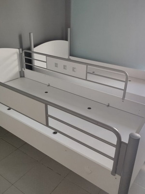 Cilek Matadis Bunk Bed like new, width 90 cm, white gray with storage drawer or third bed