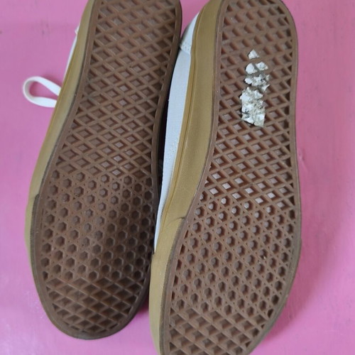 Vans sneakers beige with gum sole like new, size 44.5