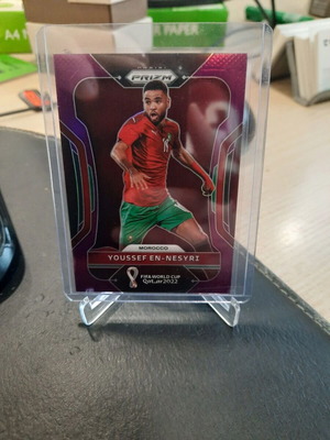 Panini Prizm Fifa W.C. 2022 Youssef En-Nesyri Purple card like new