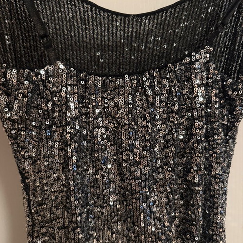 Dress with silver sequins, Italian made, one size
