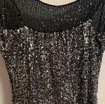 Dress with silver sequins, Italian made, one size