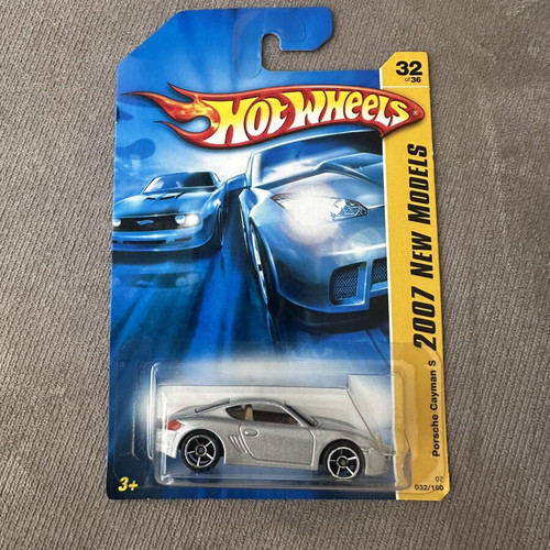 Hot Wheels Porsche Cayman S 2007 mainline gray new