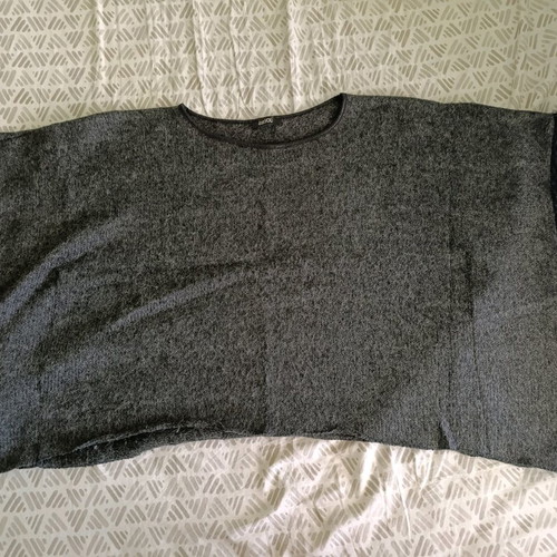 Women's Poncho-Style Shirt like new, gray, size M