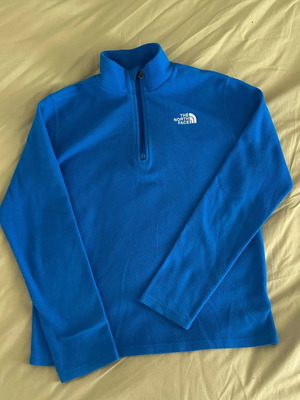 The North Face fleece large blue like new youth