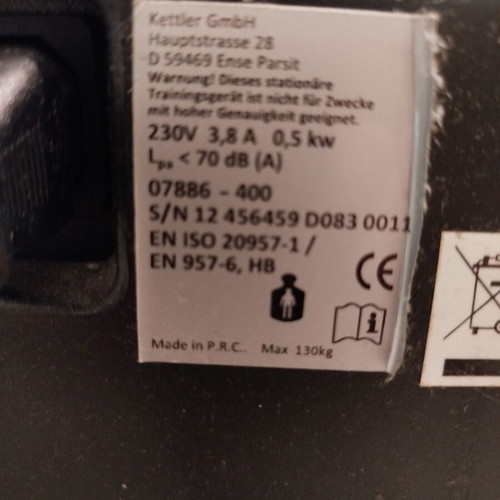 Kettler Track S4 treadmill premium category