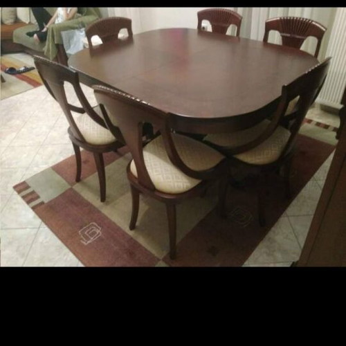 Solid wood dining set used, excellent condition