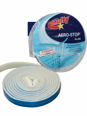 Foam aero-stop 8mm x 2cm for doors and windows new