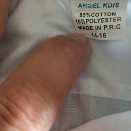 White thin shirt like new, size 152 cm for 11-12 years old