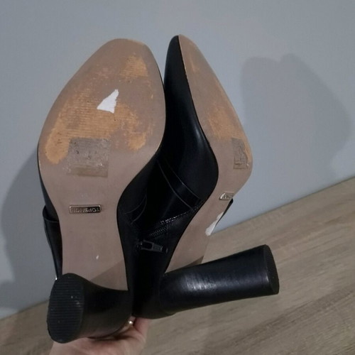 River Island black leather boots like new, size 38