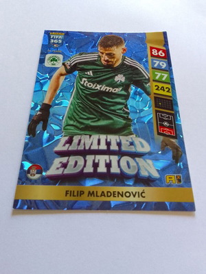Panini FIFA 365 2024-2025 Adrenalyn XL LE 165 Filip Mladenovic new