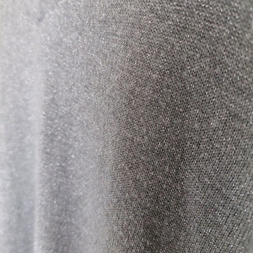 Canda women's blouse new, grey with silver thread