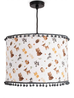 Children's ceiling light forest animals 35x20 cm E27 new
