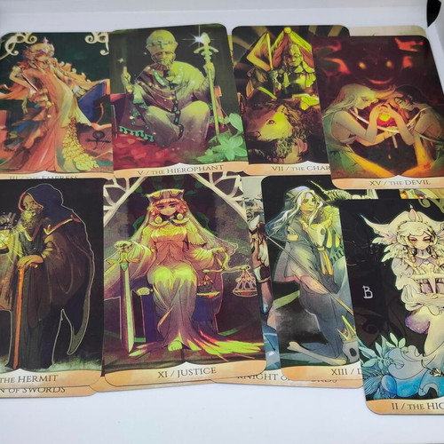 Traditional Manga Tarot deck like new, 78 illustrated cards