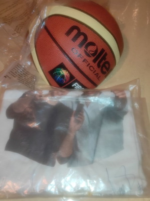 Molten BGE7 Basketball Set & Diamantidis-Papaloukas T-shirt, 2007 Promo