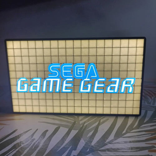 Sega Game Gear Light Sign like new, European logo